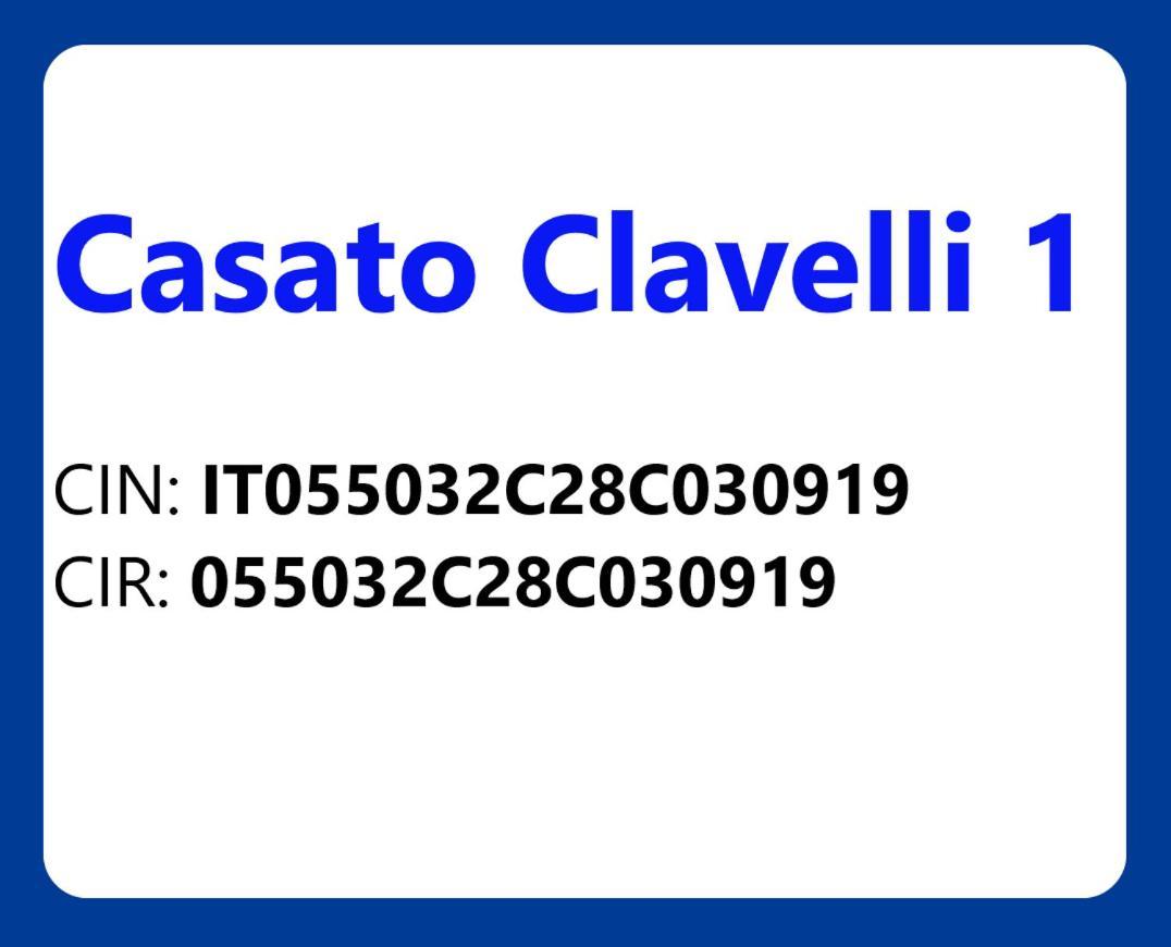 Вілла Casato Clavelli 1 Collestatte Екстер'єр фото